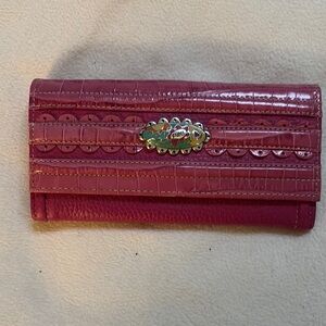 Brighton Pink Leather Wallet